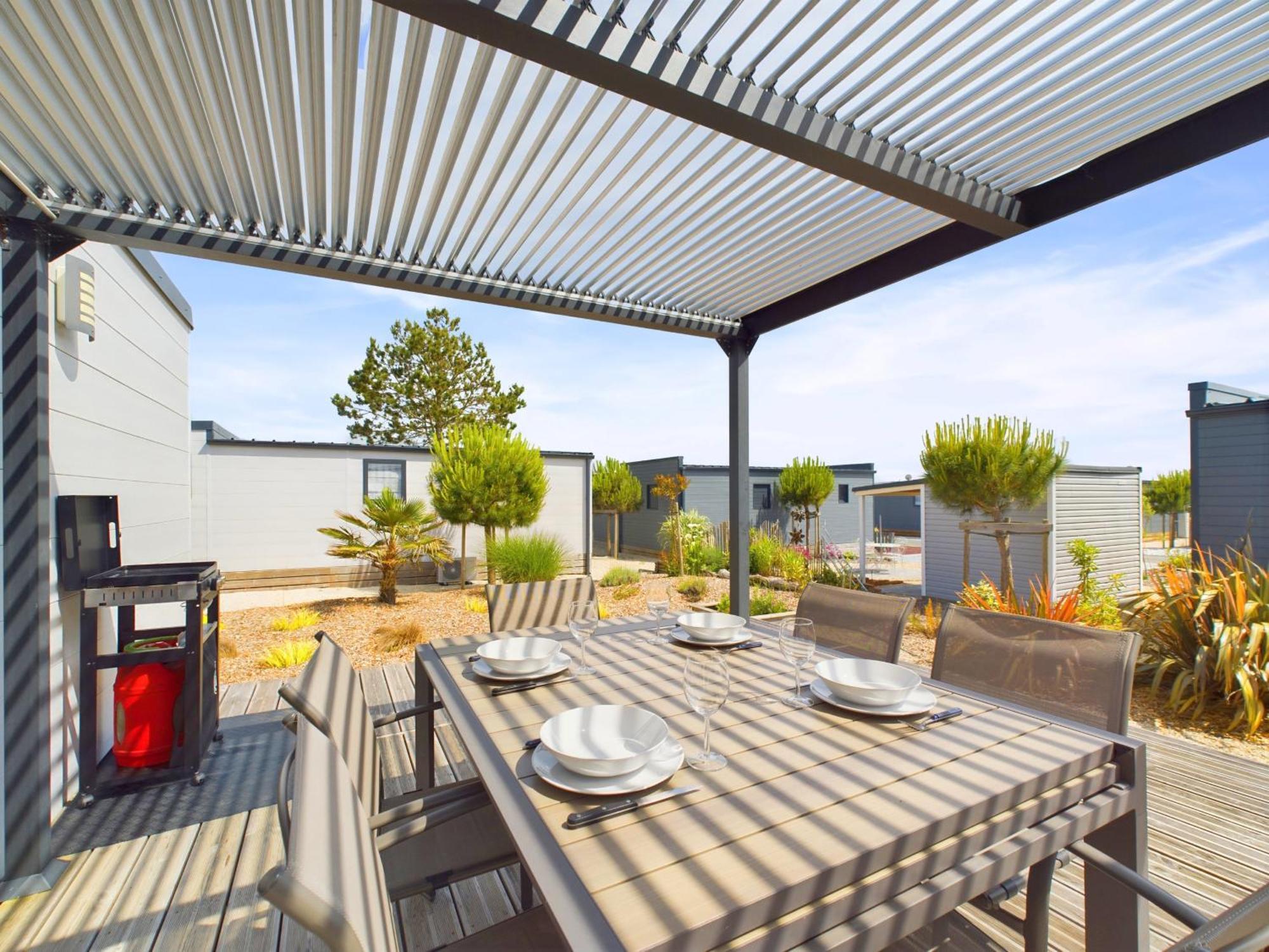 Chalet Pour 6, Residence De Vacances Avec Piscine Brétignolles-sur-Mer Exterior foto